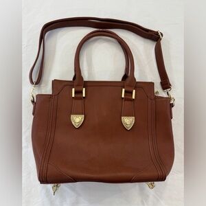 Goson Brown Leather Conceal Carry Purse